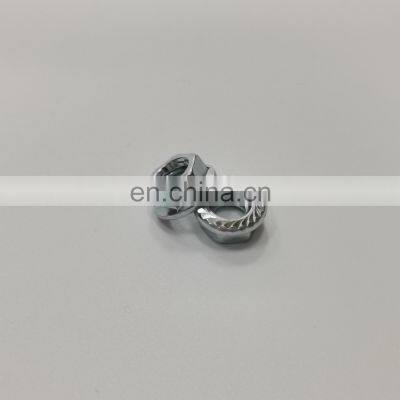 Hot Sale Universal Galvanized Serrated Hex Lock M8 Flange Nuts for Motorcycle