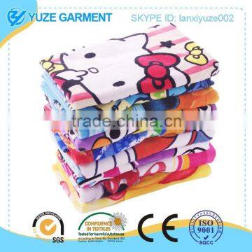 Wholesale custom reactive printing beach towel for summer