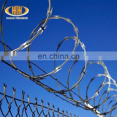 Hot sale high quality razor barbed wire/ Sharp razor wire for sale