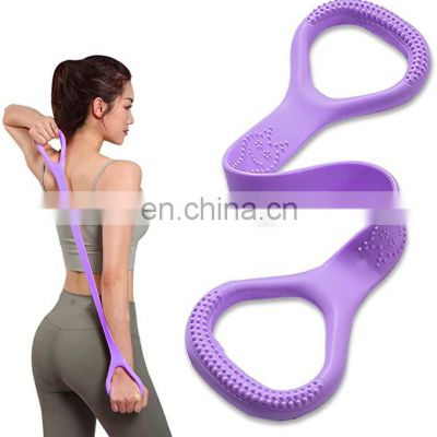 Fitness Resistance Band Arm Back Training Elastic Ropes Workout Chest Stretch Bands Exercise Equipment for Yoga Pilates