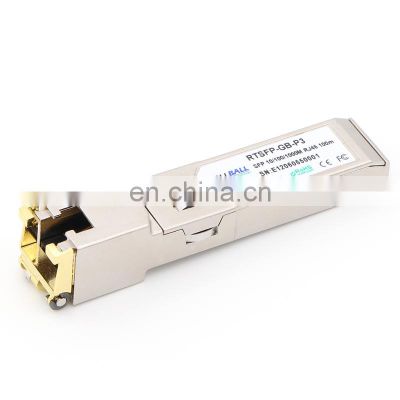 High quality 10/100/1000Base-T copper SFP module 100m