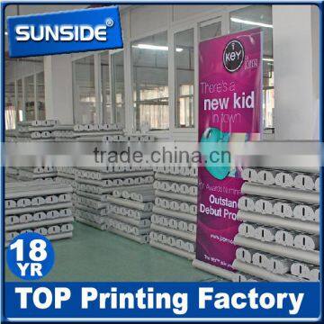 Custom Wide Base Aluminium Frame Retractable Roll up Banner Stand-qt photo-6