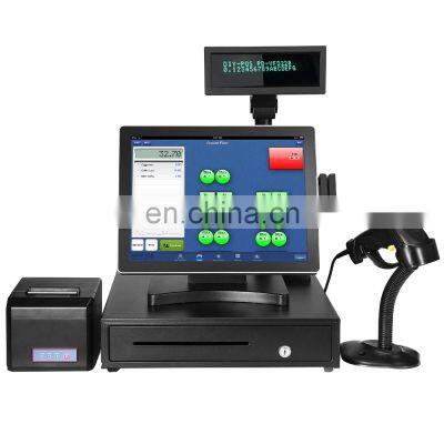 15 inch capacitive touch screen pos terminal all in one with android operation system