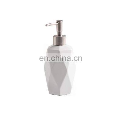 Custom Logo Luxury Empty Lotion Hotel Design Eco Friendly Reusable Printed Hotel Ceramic Hair Shampoo Pump Shower Gel Bottles photo-5