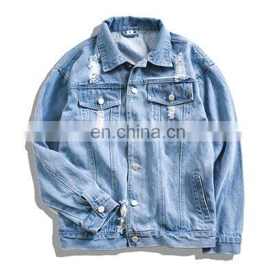 2021 Clothes Supplier Wholesale Custom Embroidery Patches Denim Jacket photo-2