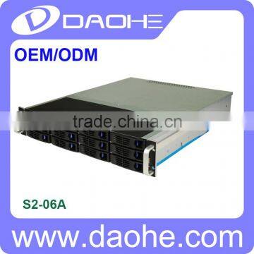 2U Rackmount Chassis 12 Bay Hot Swap Rack Mount Storage Server Case photo-2