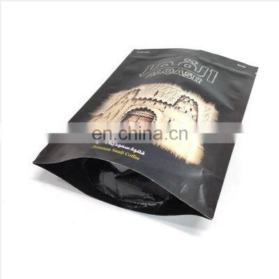 Custom Print Smell Proof Aluminum Foil Stand Up Ziplock Packaging Pouch Mylar Matte Plastic Bag for Coffee Food photo-5