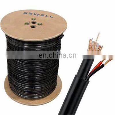 RG6 White Siamese Plenum Coax Cable, 1000 Ft. RG6 With Power photo-4