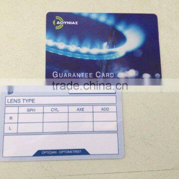 competitive printed business pvc card by shenzhen factory