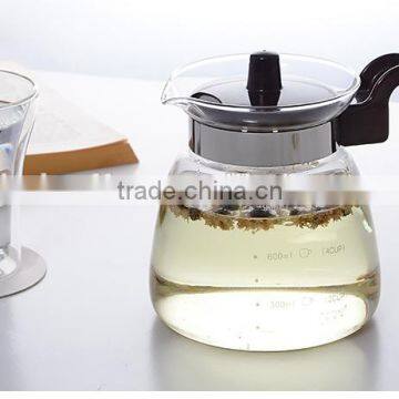 2016 new 1000ml 34oz promotion transparent water pot water carafe glass water kettle