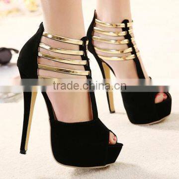 C89231A Europea Lady hollow single shoes lady shoes fashion high heel shoes