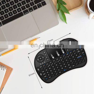 2.4GHz Mini Wireless Keyboard With Touchpad,QWERTY Keyboard,LED Backlit,Portable Keyboard Wireless for Laptop/PC/Tablets/Windows photo-5