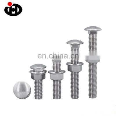 High Tensile JINGHONG Stainless Steel Square Hole Carriage Bolt  Washer