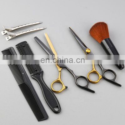 6.0 Inch Barber Shears Kit Japanese Steel Hair Cutting Head Scissors Set Hair Professional