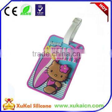 hello kitty silicone cheap luggage tags