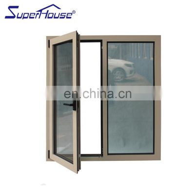 Superhouse Hurricane Aluminium Tilt and Turn Window with Fiberglass Fly Screen