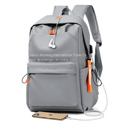 College Student Computer Bag High Quality Durable Waterproof Fabric Laptop Backpack photo-2
