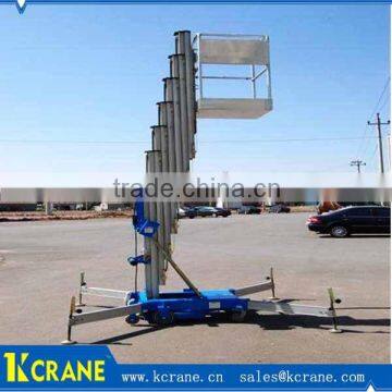 Extension ladder platform, electric telescopic lift