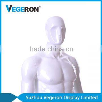 Glossy White Full Body Male Mannequin photo-5