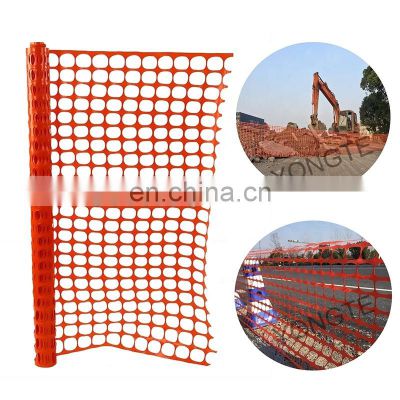 1.2m orange plastic net safety warning barrier for construction roadway project signal mesh