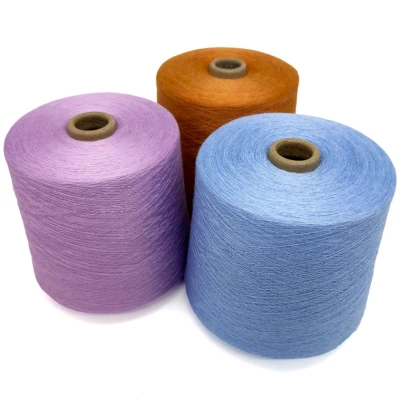 Factory Wholesale 30s/1 Dyed Recycle Polyester Yarn