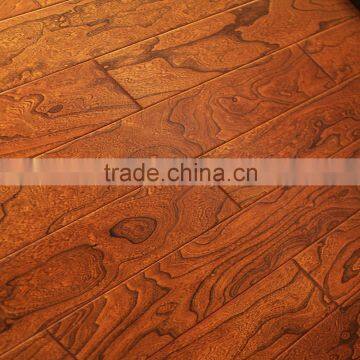 Hot Sale Elm Smooth Engineered Solid Wood Flooring Manufacturer