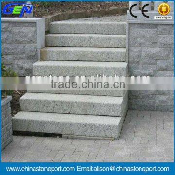 Grey Granite Stair Step Flamed Surface