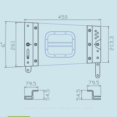 052 Sistema De Volado Colgado Flying Hardware Kit 8 Inch Line Array Rigging photo-2