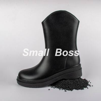 PVC Compound 62A 72A 76A 75A Black Pvc Granules for Shoes Gumboots Slippers photo-2