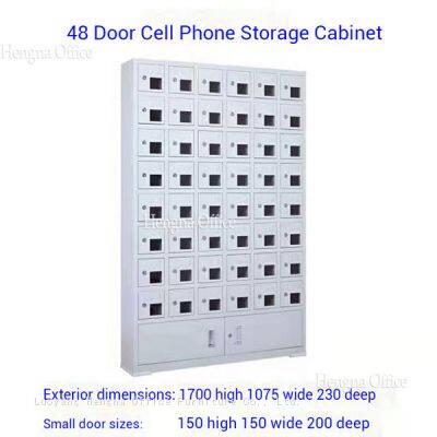 Customizable 24 - Door Mobile Device Charging Cabinet | With Glass Door and Timer Switch | for School photo-2