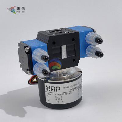 Original HAP NT04692C-HB600 Fast-Track Flat Double-Head Liquid Diaphragm Pump, Ceramic Digital Inkjet Printing Machine Circulation Double-Head Pump photo-2