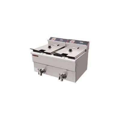 Electric Digital Double Tanks Fryer With 304 Stainless Steel & PLC Control photo-2