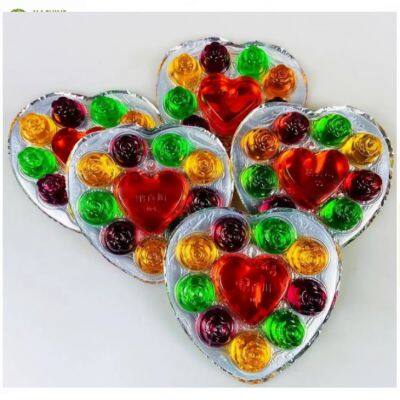 Sweet Taste Jelly Cup Candy Mini Jelly Snack Fruity Products Jelly juice filling and sealing machine