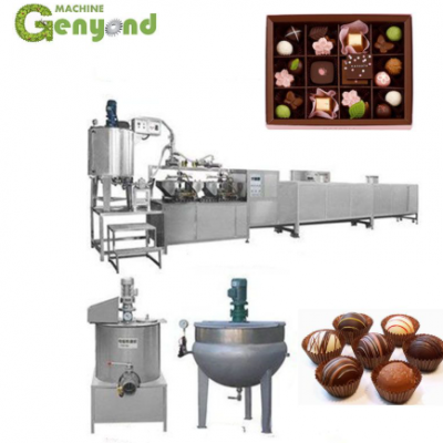 Línea de producción de máquina de molino de bolas portátil para chocolate con templado automático 2