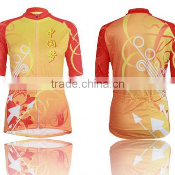 Custom Sublimation printing women cycling wear