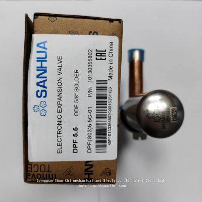 Sanhua  Электронный расширительный клапан с катушкой PQ-003012-000017 DPF(S03)5.5C-01
