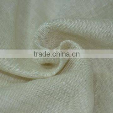 100% flax linen fabric for ladies' dress and blouse