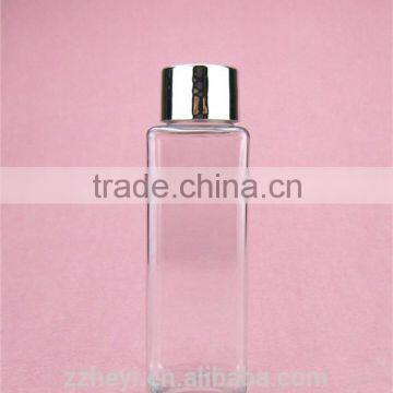 3oz 80ml Clear Square Pet Plastic Pump Bottle for Lotion Packaging photo-2