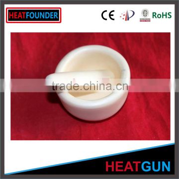 RoHS CERTIFICATION HIGH QUALITY ALUMINA MORTAR WITH PESTLE IN STOCK