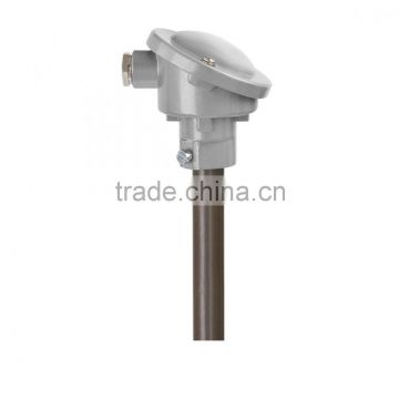 Insertion-thermocouple with steel thermowell