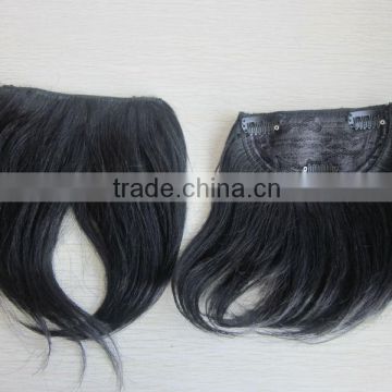 natural color remy hair Clip Fringes