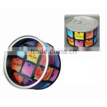 Can photo frame round paper photoframe