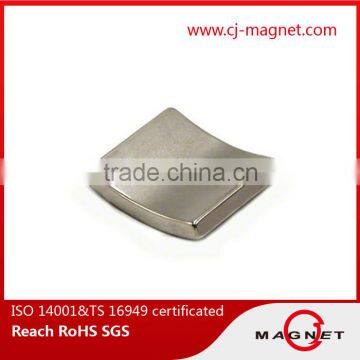 90 angle arc sintered magnet with super power