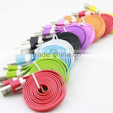 Slim Flat Electric Data Connector Micro USB Cable photo-3