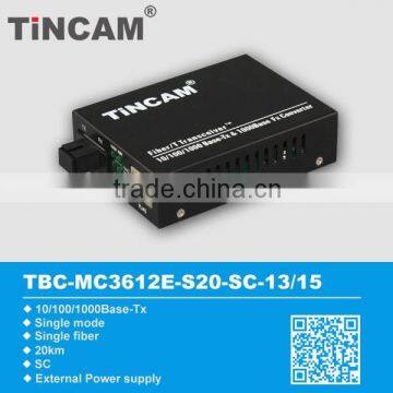 China Supplier TBC-MC3312E 10/100/1000Base-Tx to 1000Base