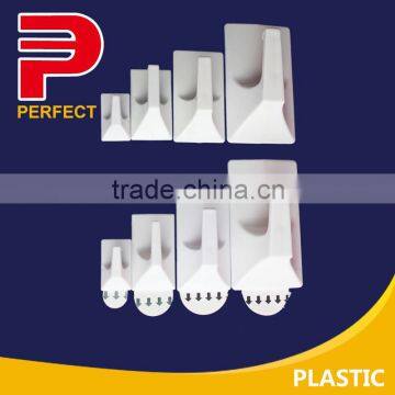 china white self adhesive plastic wall hooks