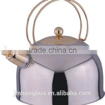 Stainless steel whistling tea kettle