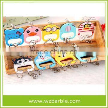 Korea Cartoon Plastic Keychain/keyring