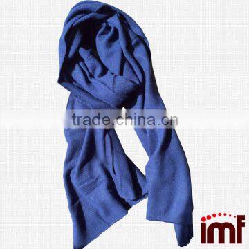 Unisex 100% Cashmere Plain Knitted Scarf,Basic Scarf