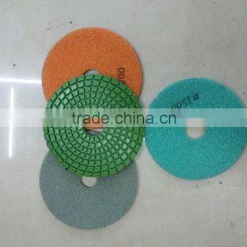 4 Inch Flexible Diamond Pads Polishing For Granite